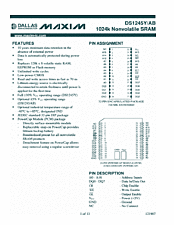 DataSheet DS1245Y pdf
